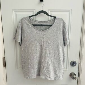 time and tru comfy and casual gray short sleeve tee size XL women's